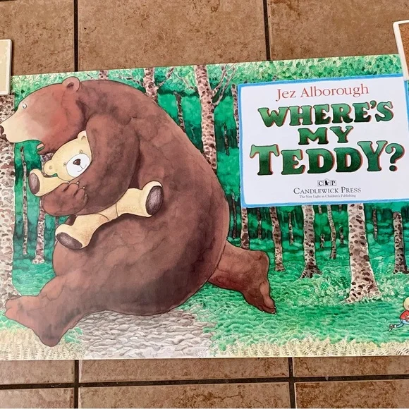 Poster Print “Where’s My Teddy?” By He’s Alborough 17/27 Inches - Picture 1 of 6